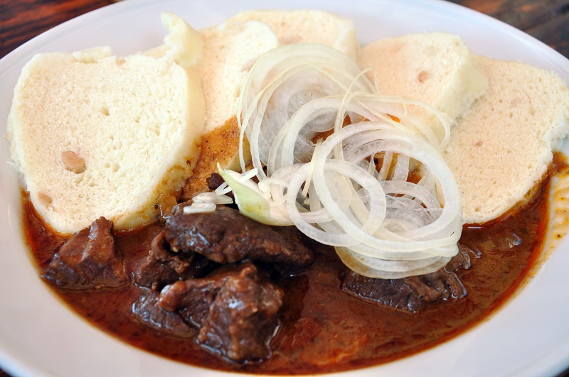 Goulash is one of the most famous dishes to eat in Prague