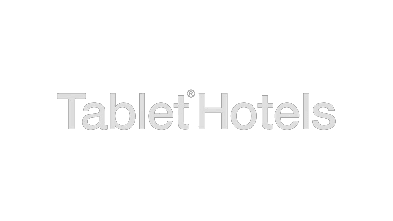 Tablet Hotels Logo blanco